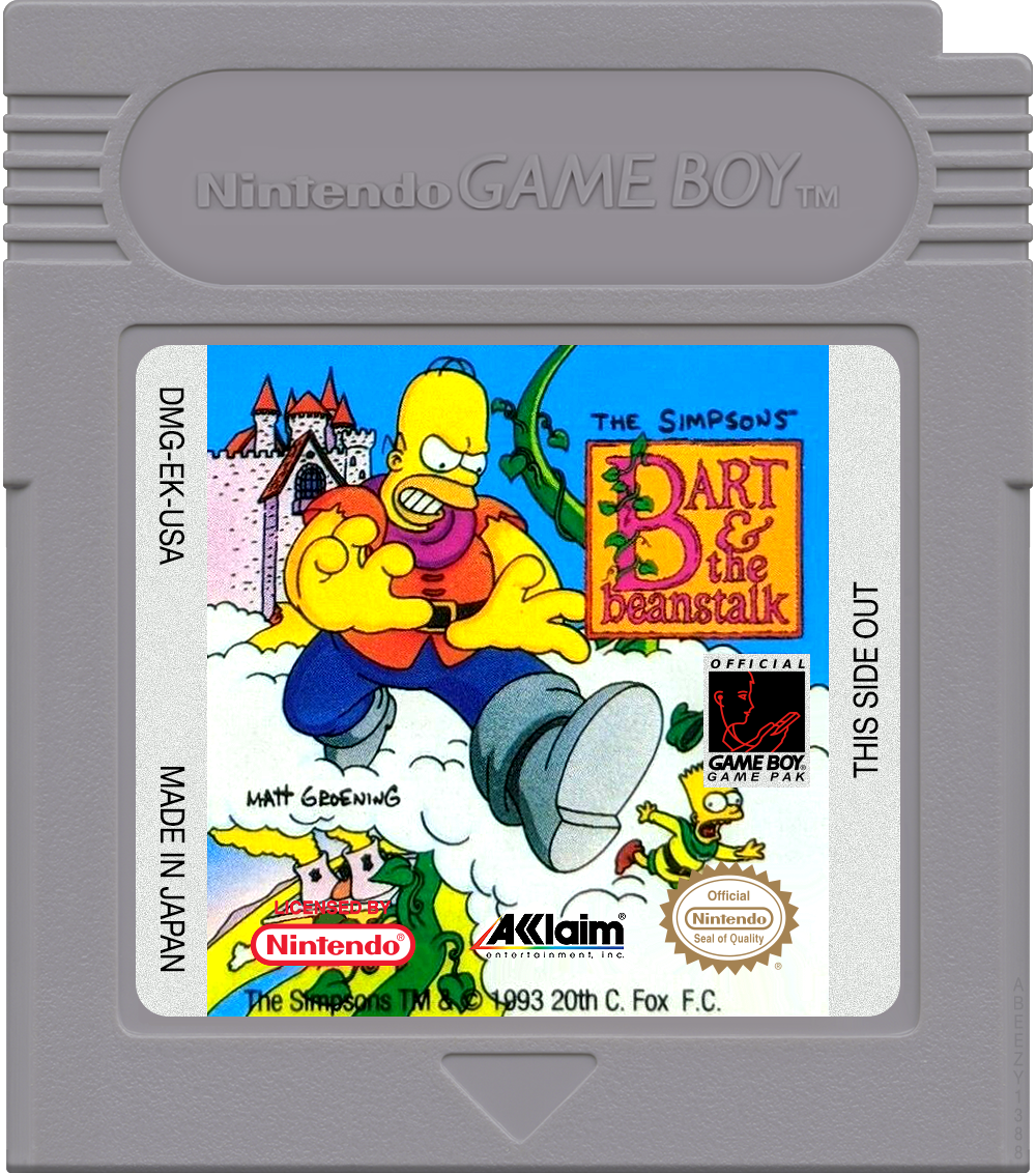 The Simpsons: Bart & the Beanstalk cartridge